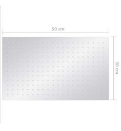 Pomme de douche pluie Inox 304 50x30 cm Rectangulaire