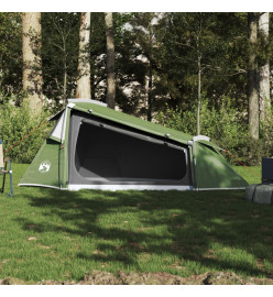 Tente de camping tunnel 2 personnes vert imperméable