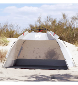 Tente de plage 2 personnes gris libération rapide imperméable