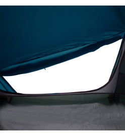 Tente de camping tunnel 1 personne bleu imperméable