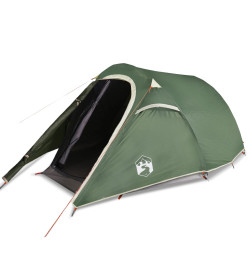 Tente de camping tunnel 3 personnes vert imperméable