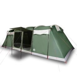 Tente de camping tunnel 8 personnes vert imperméable