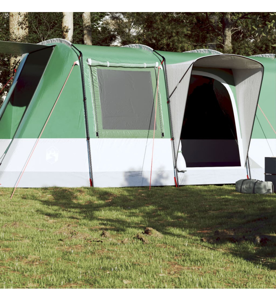 Tente de camping tunnel 4 personnes vert imperméable