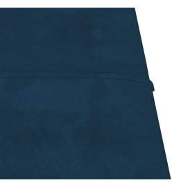 Panneaux muraux 12 pcs Bleu 30x30 cm Velours 1,08 m²