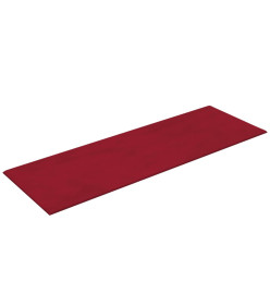 Panneaux muraux 12 pcs Rouge bordeaux 90x30 cm Velours 3,24 m²