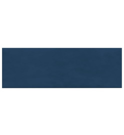 Panneaux muraux 12 pcs Bleu 90x30 cm Velours 3,24 m²