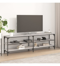 Meuble TV sonoma gris 160x30x50 cm bois d'ingénierie