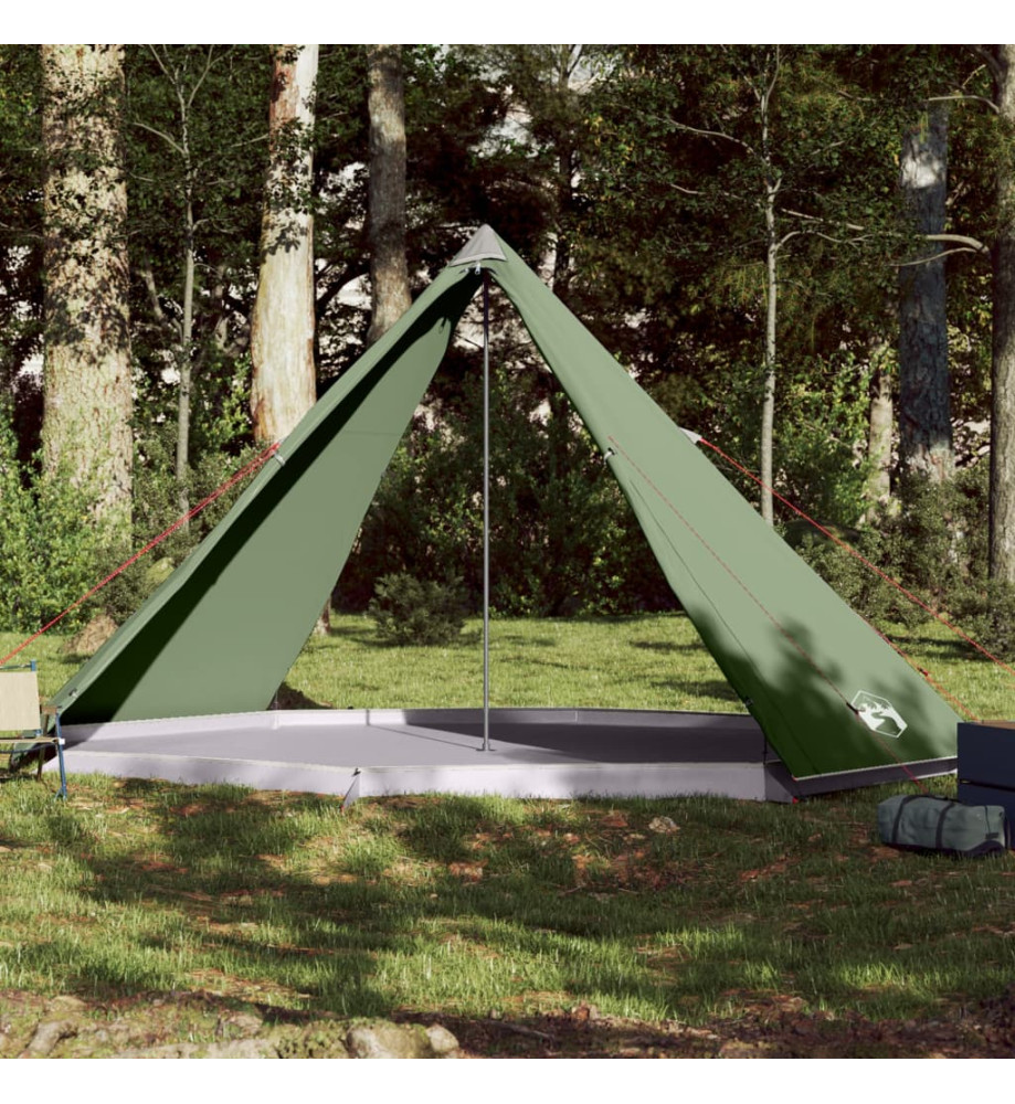 Tente familiale tipi 8 personnes vert imperméable