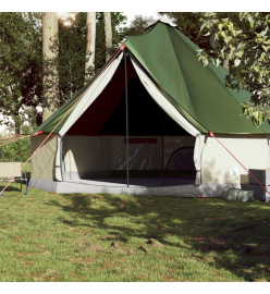 Tente familiale tipi 10 personnes vert imperméable