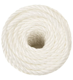 Corde de travail Blanc 12 mm 25 m polypropylène