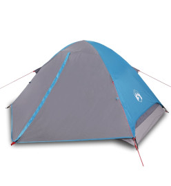 Tente de camping à dôme 2 personnes bleu imperméable