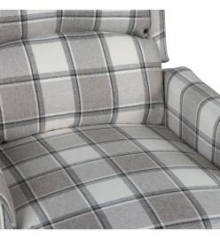 Fauteuil de massage inclinable Gris Tissu