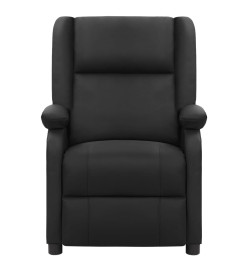 Fauteuil de massage noir cuir véritable