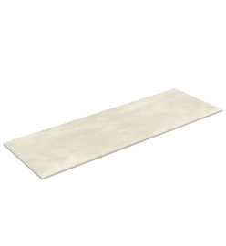 Panneaux muraux 12 pcs Crème 90x30 cm Velours 3,24 m²