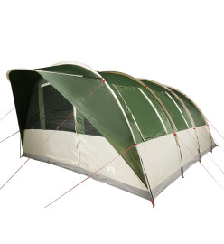 Tente de camping tunnel 7 personnes vert imperméable