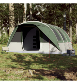 Tente de camping tunnel 7 personnes vert imperméable