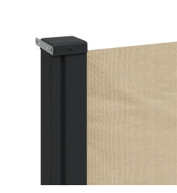 Auvent latéral rétractable beige 220x300 cm