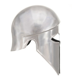 Casque de guerrier grec antique pour GN Argenté Acier