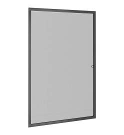 Moustiquaire pour fenêtres Anthracite 90x120 cm