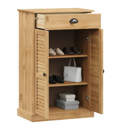 Armoire à chaussures VIGO 60x35x96 cm bois massif de pin