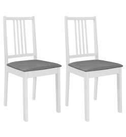 Mobilier de salle à manger 3 pcs MDF Blanc