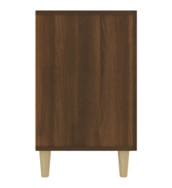 Buffet chêne marron 100x36x60 cm bois d'ingénierie