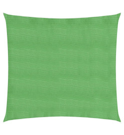 Voile d'ombrage 160 g/m² Vert clair 5x5 m PEHD