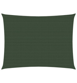 Voile d'ombrage 160 g/m² Vert foncé 2x3 m PEHD