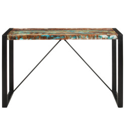 Table à manger 120x55x76 cm bois massif de récupération