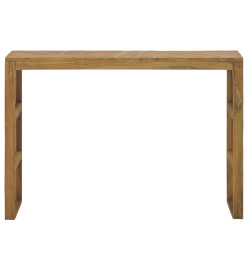 Table console 110x35x75 cm bois de teck solide