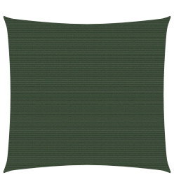 Voile d'ombrage 160 g/m² Vert foncé 5x5 m PEHD