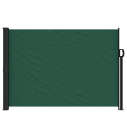 Auvent latéral rétractable vert foncé 140x300 cm