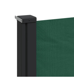 Auvent latéral rétractable vert foncé 140x300 cm