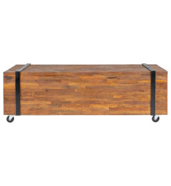Table basse 110x45x38 cm bois de teck solide