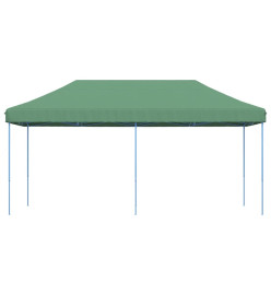 Tente de réception pliable escamotable vert 580x292x315 cm
