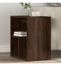 Tables d'appoint 2 pcs chêne marron 50x30x50 cm bois ingénierie