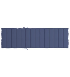 Coussin de chaise longue bleu marine tissu oxford