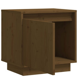 Table de chevet Marron miel 40x30x40 cm Bois de pin solide