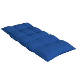 Coussins de chaise à dossier haut lot de 6 bleu royal