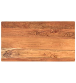 Dessus de table 120x60x2,5cm rectangulaire bois massif d'acacia