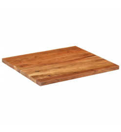 Dessus de table 90x80x2,5 cm rectangulaire bois massif d'acacia