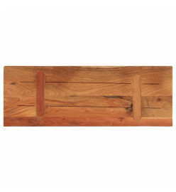 Dessus de table 90x40x2,5 cm rectangulaire bois massif d'acacia