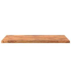 Dessus de table 80x60x2,5 cm rectangulaire bois massif d'acacia