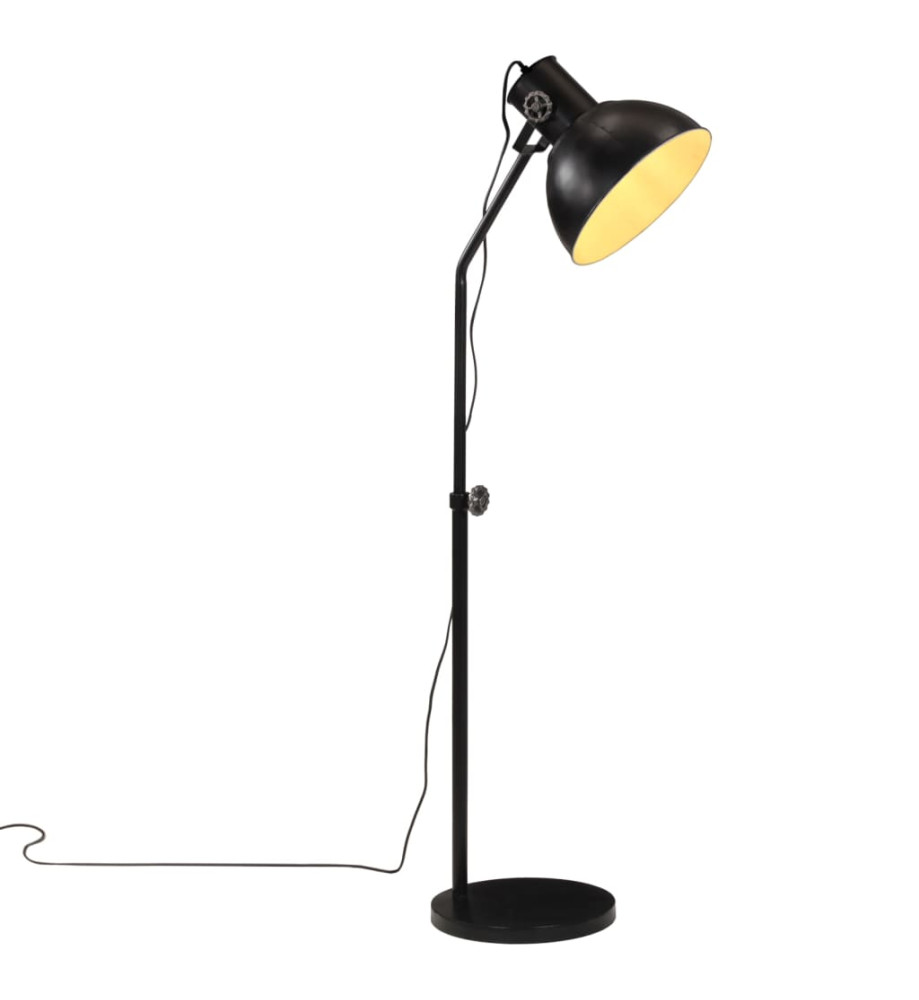 Lampadaire 25 W noir 30x30x90-150 cm E27