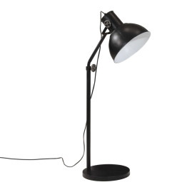 Lampadaire 25 W noir 30x30x90-150 cm E27