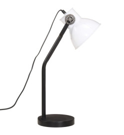 Lampe de bureau 25 W blanc 17x17x60 cm E27