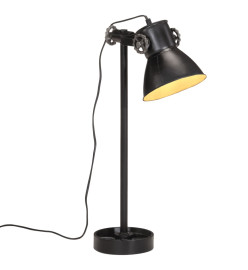 Lampe de bureau 25 W noir 15x15x55 cm E27