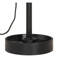 Lampe de bureau 25 W noir 15x15x55 cm E27