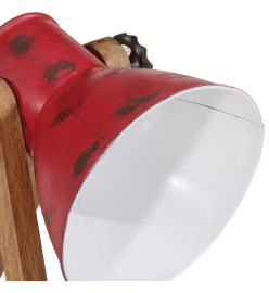 Lampe de bureau 25 W rouge délavé 30x17x40 cm E27