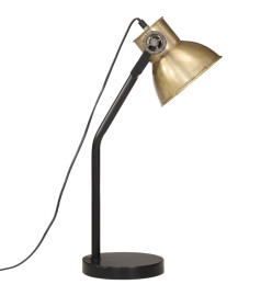 Lampe de bureau 25 W laiton antique 17x17x60 cm E27